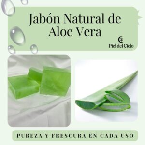 Jabón Artesanal de Aloe Vera - Hidratante y Suave (2 oz / 4oz)